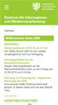 Mobile Screenshot of hrz.uni-wuppertal.de
