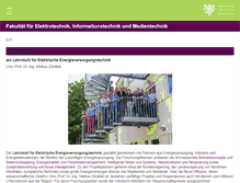Tablet Screenshot of evt.uni-wuppertal.de