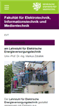 Mobile Screenshot of eev.uni-wuppertal.de