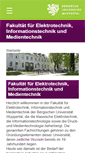Mobile Screenshot of fbe.uni-wuppertal.de