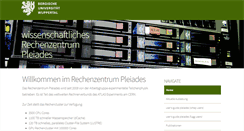 Desktop Screenshot of pleiades.uni-wuppertal.de