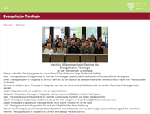 Tablet Screenshot of ev-theologie.uni-wuppertal.de