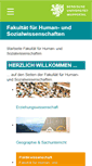 Mobile Screenshot of fbg.uni-wuppertal.de