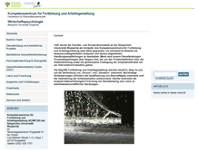 Tablet Screenshot of komfor.uni-wuppertal.de