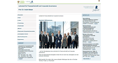 Desktop Screenshot of finance.uni-wuppertal.de