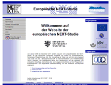 Tablet Screenshot of next.uni-wuppertal.de