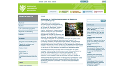 Desktop Screenshot of bauing.uni-wuppertal.de