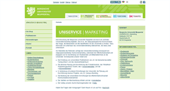 Desktop Screenshot of marketing.uni-wuppertal.de