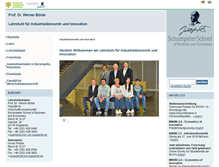 Tablet Screenshot of boente.wiwi.uni-wuppertal.de
