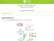 Tablet Screenshot of aoc.uni-wuppertal.de