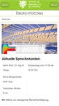 Mobile Screenshot of bauko-holzbau.uni-wuppertal.de