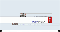 Desktop Screenshot of matheprisma.uni-wuppertal.de