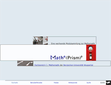 Tablet Screenshot of matheprisma.uni-wuppertal.de