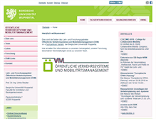 Tablet Screenshot of oevts.uni-wuppertal.de