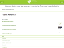 Tablet Screenshot of analytik.uni-wuppertal.de