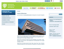Tablet Screenshot of lebchem.uni-wuppertal.de