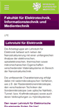 Mobile Screenshot of lfe.uni-wuppertal.de