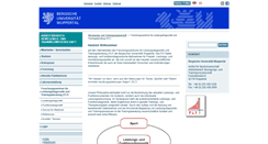 Desktop Screenshot of flt.uni-wuppertal.de