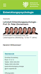 Mobile Screenshot of entwicklungspsychologie.uni-wuppertal.de