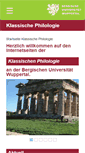 Mobile Screenshot of latein.uni-wuppertal.de